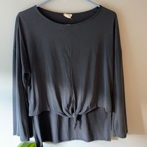 Half tie up crop top